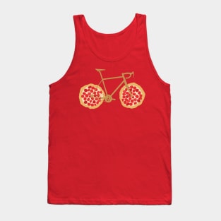 Bicycle Pizza Wheels Tank Top